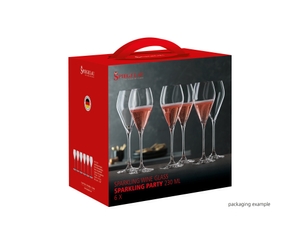 SPIEGELAU Special Glasses Champagne Sparkling Party - 230 ml in the packaging