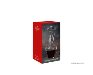 SPIEGELAU Definition Wine Carafe with stopper in the packaging