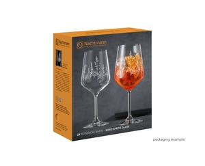 NACHTMANN Tattoo Wine/Spritz Glass - botanical white 