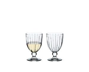 RIEDEL Sunshine All Purpose Glass filled with a drink on a white background