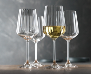 NACHTMANN Masterpiece White Wine Glass - optical in use