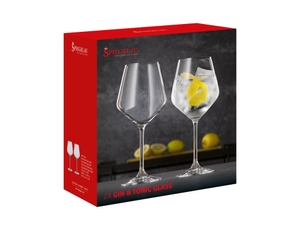 SPIEGELAU Special Glasses Gin & Tonic Set in the packaging