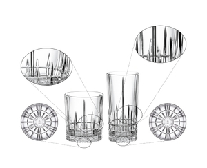 SPIEGELAU Perfect Serve Collection Bundle Bicchieri da Whisky e Long Drink 