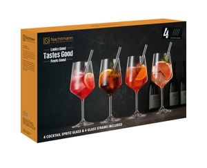 NACHTMANN Tastes Good Cocktail/Spritz Set + Straws