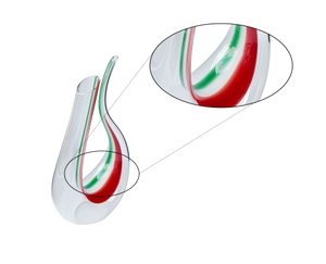 RIEDEL Amadeo Decanter - green/white/red 