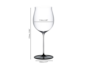 RIEDEL Fatto A Mano Black Tie Burgundy Grand Cru 