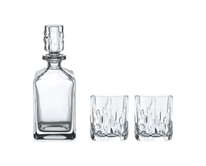 NACHTMANN Shu Fa Whisky filled with a drink on a white background