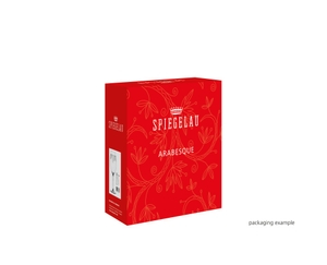 SPIEGELAU Arabesque Bordeaux in the packaging