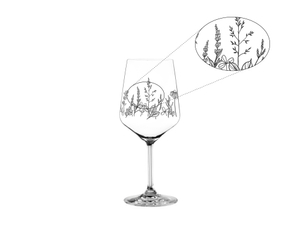 NACHTMANN Tattoo Wine/Spritz Glass - botanical black 