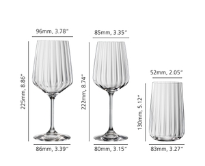 SPIEGELAU Lifestyle Bundle Wine and Long Drink Glasses 