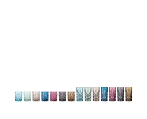 Cosy @ Home wijnglas Victoria - 8.5x15 cm - roze