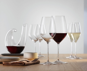 SPIEGELAU Hybrid Red Wine Glass in use