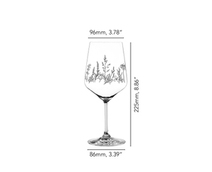 NACHTMANN Tattoo Wine/Spritz Glass - botanical black 