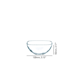 SPIEGELAU Capri Bowl - square 13cm | 5.118in 