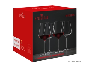 SPIEGELAU Definition Bordeaux Glass in the packaging