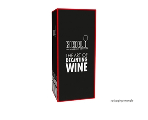 RIEDEL Black Tie Face to Face Decanter in the packaging