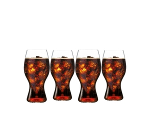 RIEDEL Rum & Coke Set filled with a drink on a white background
