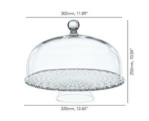 NACHTMANN Bossa Nova Cake Plate with Dome 