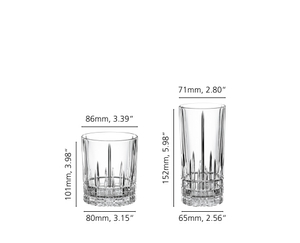 SPIEGELAU Perfect Serve Collection Bundle Whisky and Long Drink Glasses 