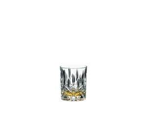 RIEDEL Tumbler Collection RIEDEL Spey Whisky filled with a drink on a white background
