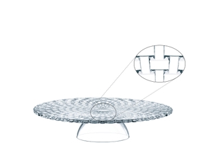 NACHTMANN Bossa Nova Cake Plate / Chip and Dip