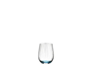 RIEDEL Tumbler Collection Optical Happy O filled with a drink on a white background