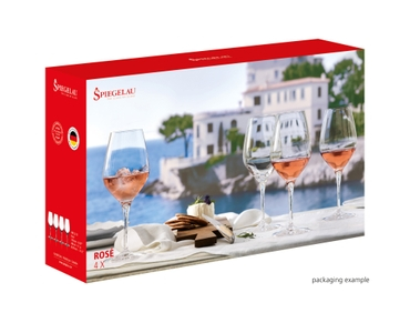 SPIEGELAU Special Glasses Rose Glass in the packaging