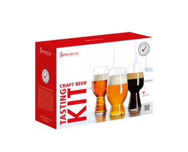 SPIEGELAU Craft Beer Glasses Tasting Kit in the packaging