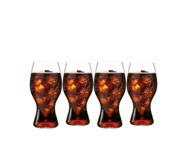 RIEDEL Rum & Coke Set filled with a drink on a white background