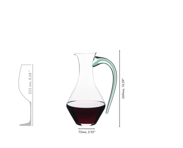 RIEDEL Fatto A Mano Cabernet Magnum Décanteur - menthe 