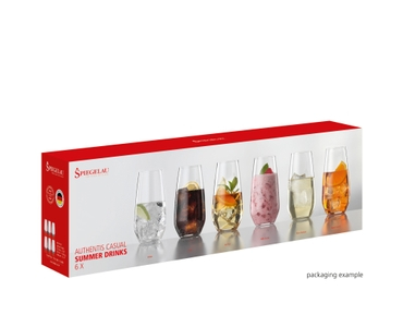 SPIEGELAU Authentis Casual Summer Drinks in the packaging