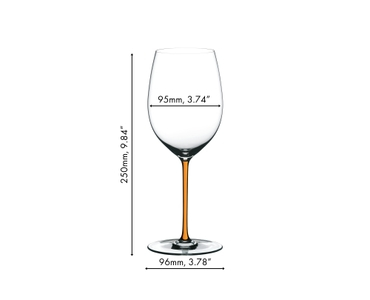 RIEDEL Fatto A Mano Cabernet/Merlot - naranja 