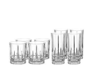 SPIEGELAU Perfect Serve Collection Bundle Whisky and Long Drink Glasses 