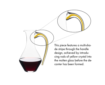 RIEDEL Fatto A Mano Cabernet Magnum Décanteur - jaune 