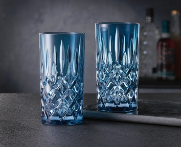 NACHTMANN Noblesse Longdrink Glas - Vintage Blue im Einsatz