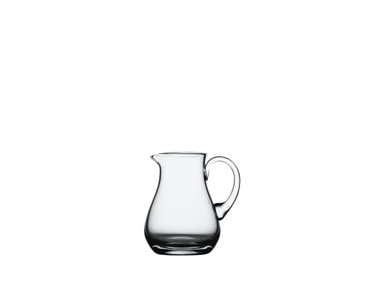 SPIEGELAU Bacchus Pitcher 1,0l filled with a drink on a white background