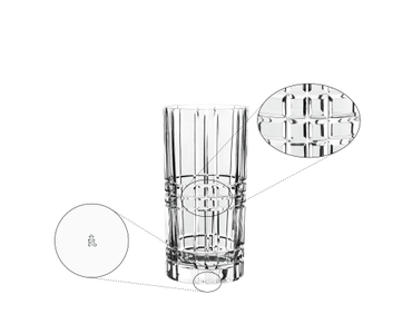 NACHTMANN Square Vase - 28cm | 11.063in 