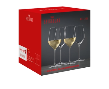 SPIEGELAU Hi-Lite Universal Glass in the packaging