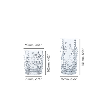 NACHTMANN Punk Bundle Verres à whisky + verres à long drink 
