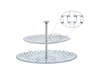 NACHTMANN Bossa Nova Two Tier Tray - large 