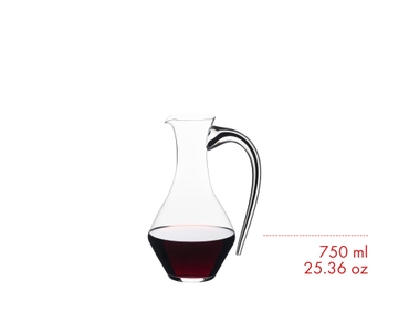 RIEDEL Fatto A Mano Cabernet Magnum Decanter - black 