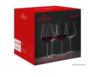 SPIEGELAU Definition Bordeaux Glass in the packaging