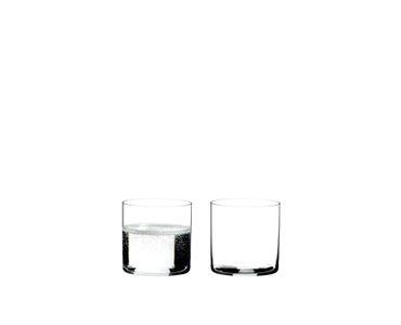 RIEDEL The O Wine Tumbler Water H2O filled with a drink on a white background