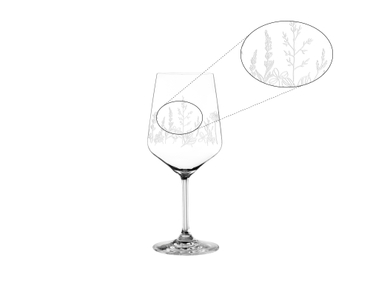 NACHTMANN Tattoo Wine/Spritz Glass - botanical white 