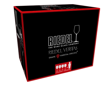 RIEDEL Veritas Cabernet/Merlot + Mosel Decanter in the packaging