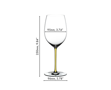 RIEDEL Fatto A Mano Cabernet/Merlot - giallo 