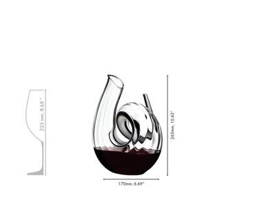 RIEDEL Decanter Curly Fatto A Mano 