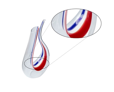 RIEDEL Amadeo Decanter - blue/white/red 