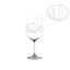 NACHTMANN Tattoo Wine/Spritz Glass - botanical white 