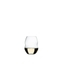 RIEDEL Swirl White Wine filled with a drink on a white background